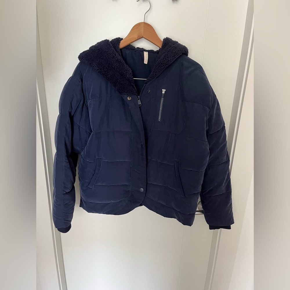 FP Soft Crop Puffer Coat with Hood